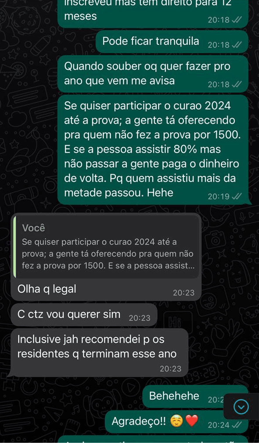 Depoimentos de alunos Nefropapers