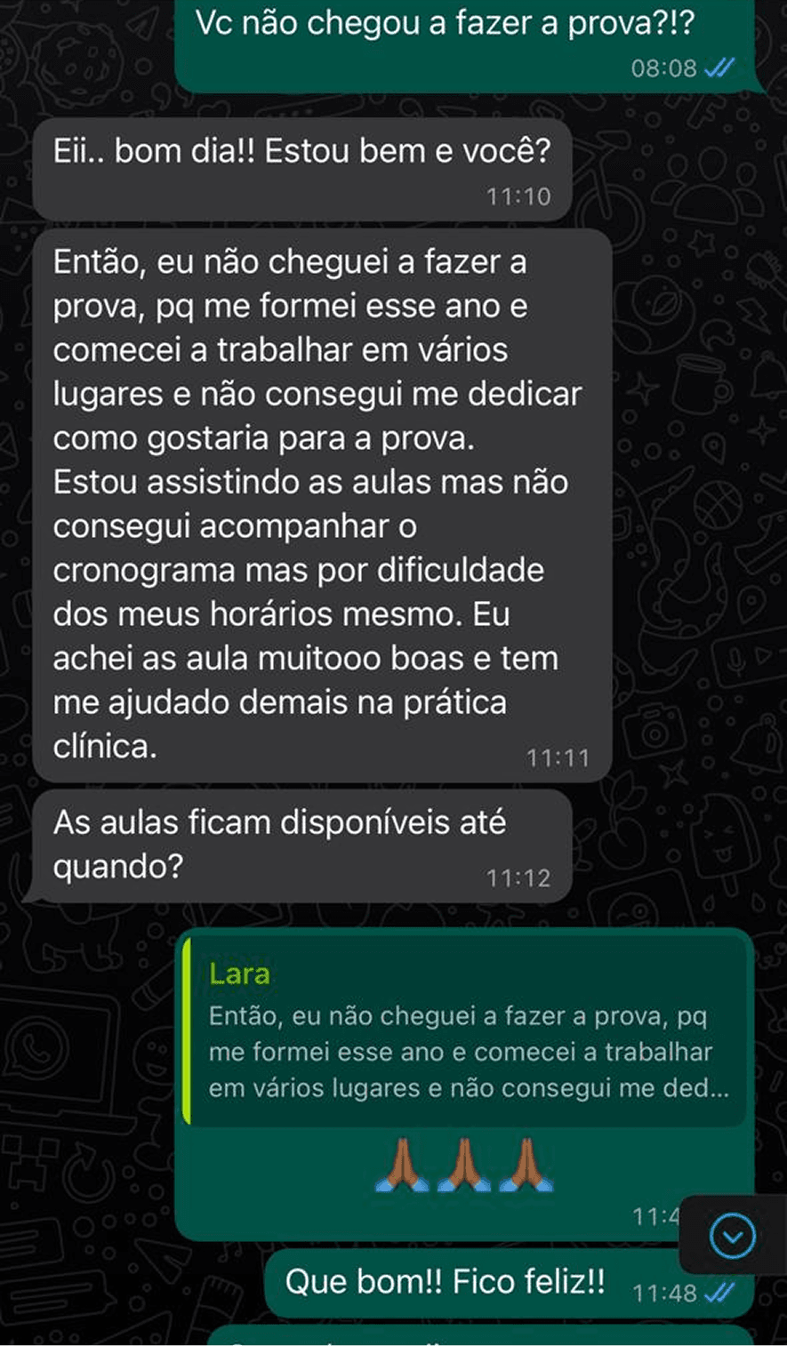 Depoimentos de alunos Nefropapers